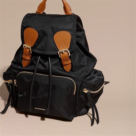 burberry medium rucksack runway nylon backpack|BURBERRY Nylon Medium Rucksack Backpack Black.